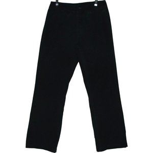 Woolrich Black Pants Womens 6 x30" inseam (slight stretch chino khakis) boot leg